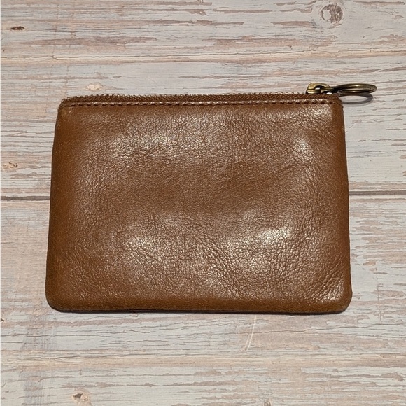 Brown Leather Men's Pouch - Picture 3 of 8